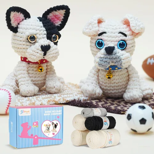 Vista 13 de Gipony Kit de ganchillo para principiantes, kits de animales de ganchillo, kit de ganchillo para principiantes, aprende a ganchillo con tutoriales