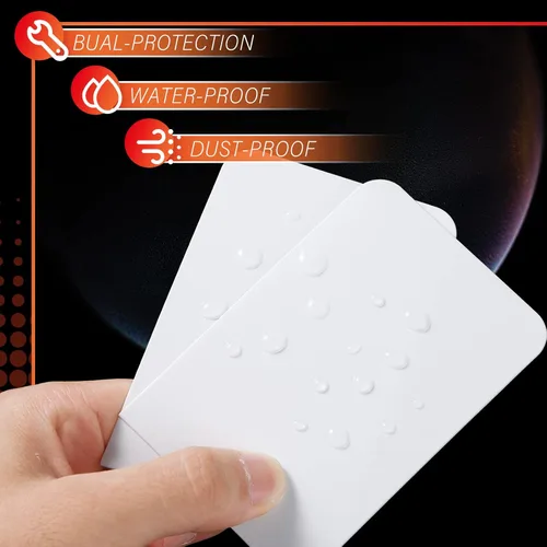 Vista 2 de Yookeer Divisor de tarjetas coleccionables de plástico a granel, separadores de cartas de béisbol, divisores en blanco para cajas de almacenamiento