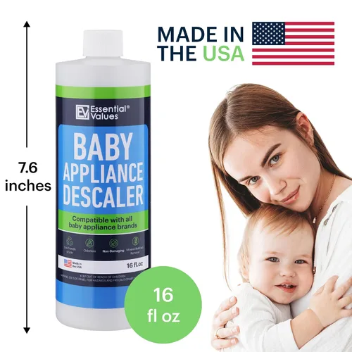 Vista 6 de Essential Values Descalcificador de electrodomésticos para bebés, solución de descalcificación compatible con Baby Brezza Philips Avent