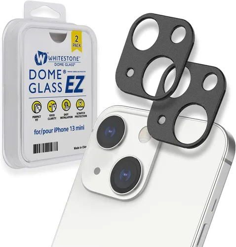Vista 7 de Whitestone - Protector de cámara para Apple iPhone 13 (6.1 pulgadas), instalación con un solo toque, protector de lente de cámara resistente a