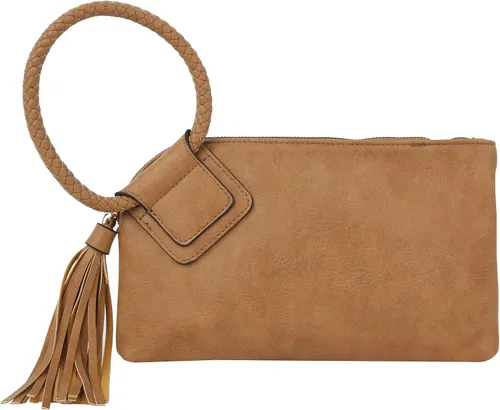 Vista 23 de Monedero de mano para mujer, cartera de noche con correa de mano, informal, formal, de cuero vegano, Metro Muse