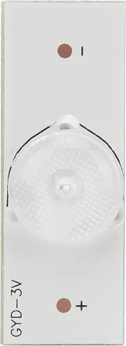 Vista 9 de 50 bombillas LED, lente LED SMD de 3 V, cuentas de lámpara de tablero con lente de fibra de vidrio para reparación de TV LED de 32 a 65 pulgadas