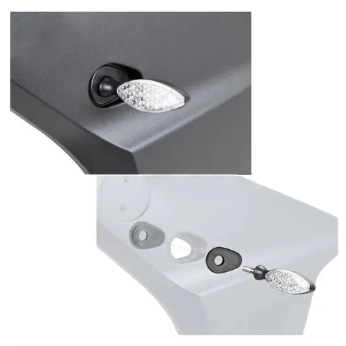 Vista 4 de Intermitentes Adaptadores Motocicleta Intermitentes Espaciadores para Yamaha FZ1N FZ6 N/S FZ-8 FZ-07 FZ-09 FZ-10 FZ-16 TDM900 XSR700 MT09