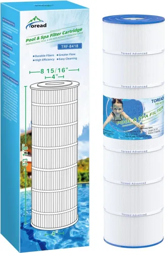 Vista 10 de TOREAD Filtro de piscina CS100 sustituye a Jandy CS100, R0462200, PJANCS100, Ultral-B2, Marsopa PP-B2, Unicel C-8410, Filbur FC-0821, SD-01070