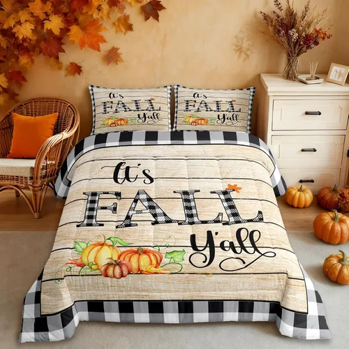 Vista 41 de Lindo juego de edredón de murciélago tamaño Queen con diseño de animales de Feliz Halloween, 3 piezas para decoración de habitación de niños
