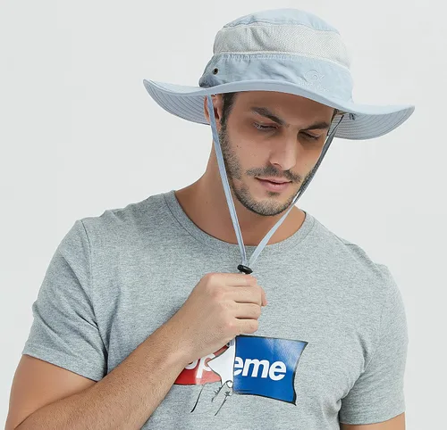 Vista 12 de Gorra de pesca Ddyoutdoor™ 07–281. Moda, verano, protección solar al aire libre, con cuello y visera de ala ancha