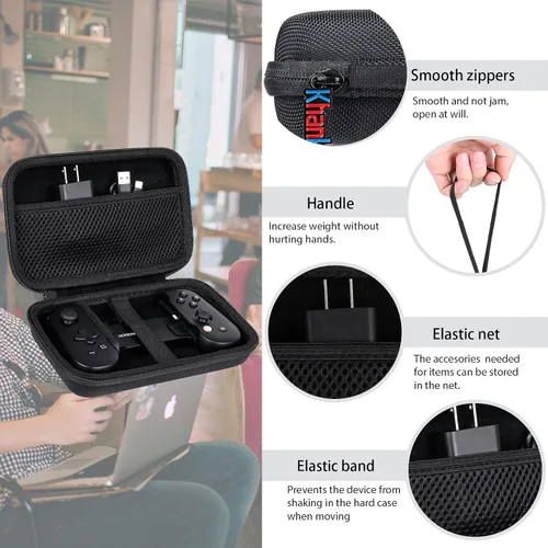 Vista 7 de khanka Mobile Gaming Controller Carrying Case Compatible with Backbone One iOS Mobile Gaming GamepadController, Case only