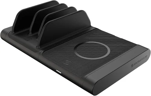 Vista 8 de Scosche BLMD BaseLynx Vert - Estación de carga modular para dispositivos PD 3.0, USB-C y USB-A, color blanco