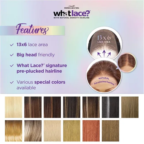 Vista 7 de Sensationnel What Lace - Peluca Glenna de 13 x 6 pulgadas, 1 JETBLACK