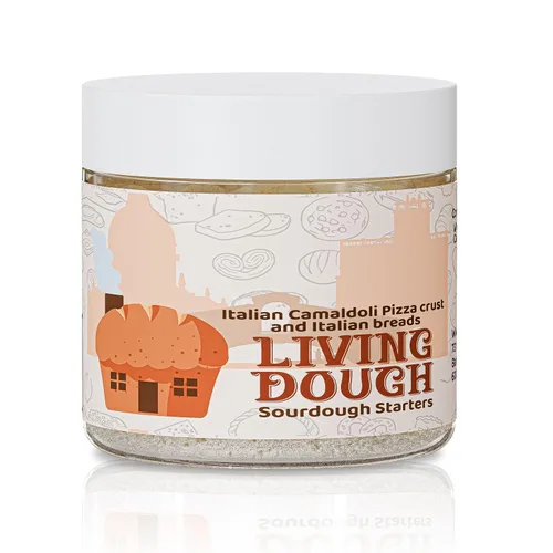 Vista 22 de Living Dough - Cultura de Masa Madre Amistosa Amish de 55 Años - Masa Madre Dulce y Orgánica para Hornear - Para Pan Artesanal, Masa para Pizza
