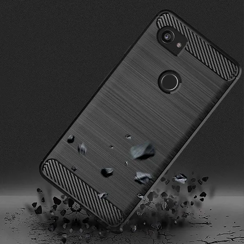 Vista 4 de Asuwish Funda compatible con Google Pixel 2XL, protector de pantalla de vidrio templado y accesorios para celular, fundas protectoras de silicona