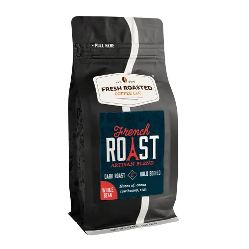 Vista 28 de Fresh Roasted Coffee, Blackbeard's Revenge, 12 onzas, tostado medio, Kosher, grano entero