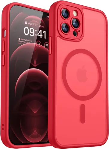 Vista 130 de CANSHN Funda magnética compatible con iPhone Air (6.5 pulgadas), mejorada [protección completa de la cámara] [compatible con Magsafe]
