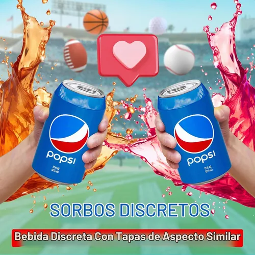 Vista 4 de BeerSkin - Fundas de silicona para latas que parecen refrescos, 12 oz (12.0 fl oz) - 1 paquete Fun Can Kozies for Camping, Outdoor Parties, Beach