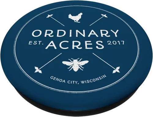 Vista 2 de Acres comunes - PopSockets Grip y soporte para teléfonos y tabletas, Negro