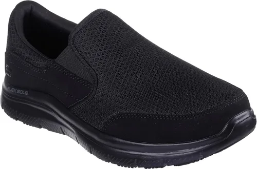 Vista 5 de Skechers Zapatos Mcallen antideslizantes Flex Advantage para hombre Negro
