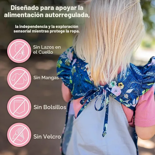 Vista 5 de BapronBaby Flutter Baby Led Weaning Babero de alimentación infantil
