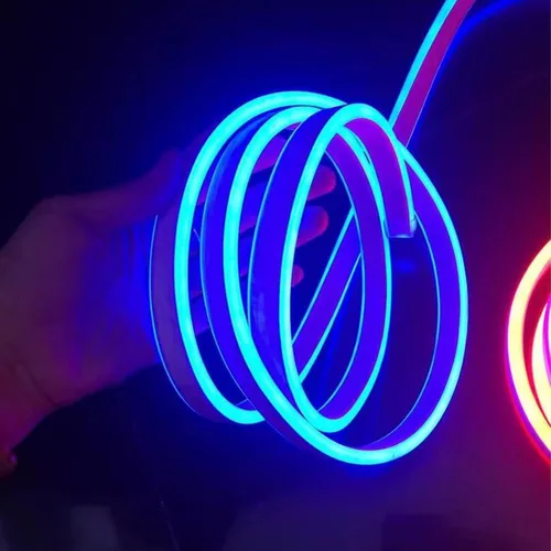 Vista 6 de Cable de luz LED de neón con control remoto, flexible, resistente al agua IP67 de 39 pies, sincronización de música, controlado por aplicación