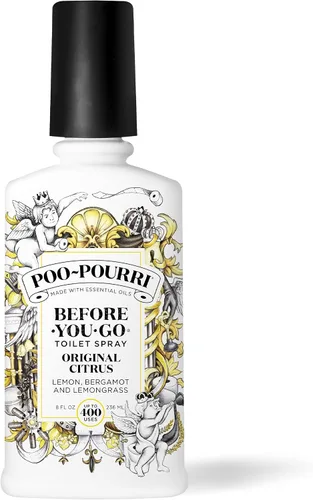 Vista 17 de Poo-Pourri - Spray para inodoro antes de ir, aroma cítrico original, 4 onzas líquidas