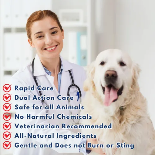 Vista 3 de Wash-It - Lavado de ojos y oídos para mascotas para eliminar contaminantes, irritaciones y suciedad, lavado de oídos y lágrimas hecho en Estados