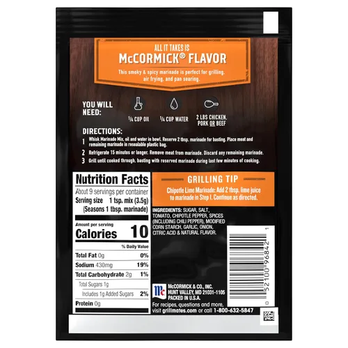 Vista 17 de McCormick Grill Mates Mezcla de adobo de pimienta Chipotle, 1.13 oz