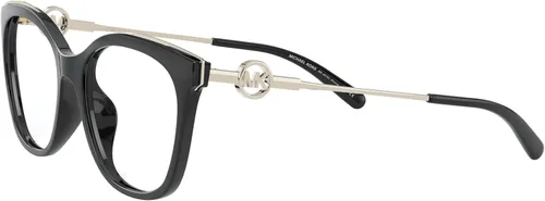 Vista 3 de Michael Kors womens Mk4076u Rome Universal Fit Square Prescription Eyewear Frames Negro (black/Demo Lens)
