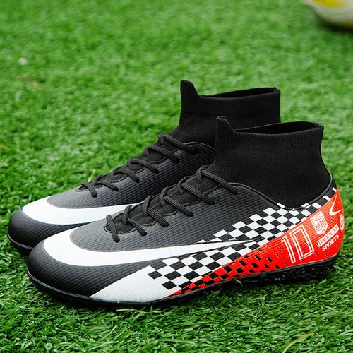 Vista 5 de WINGFAI Zapatos de fútbol para hombre zapatos de fútbol profesionales de alta calidad transpirables para exteriores e interiores tenis