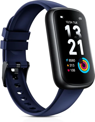 Vista 10 de Reloj inteligente de seguimiento de actividad física, monitor de salud táctil completo de 1.47 pulgadas con frecuencia cardíaca 24/7 y monitor