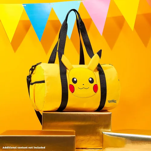 Vista 2 de Pokemon Bolsa de viaje para niños, bolsa de gimnasio durante la noche, kit de fútbol deportivo Pikachu, bolsa de mano, bolsa de equipaje de mano