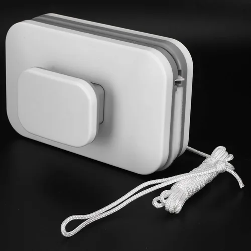 Vista 6 de Limpiaparabrisas magnético para ventana, con cuerda de seguridad, adecuado para vidrio de una sola capa de 0.31 a 0.39 pulgadas, para uso doméstico
