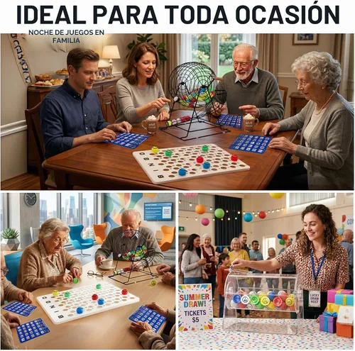Vista 9 de GSE 1.57" Bolas de bingo multicolor, bolas de bingo numeradas dobles