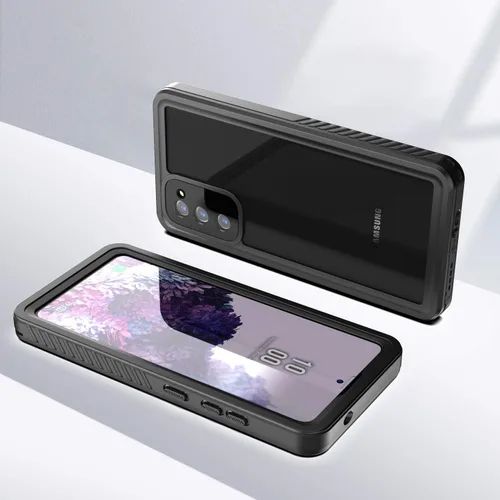 Vista 7 de DINGXIN Funda impermeable para Galaxy S20 FE 5G con certificación IP68, a prueba de golpes, a prueba de polvo, a prueba de nieve, funda resistente