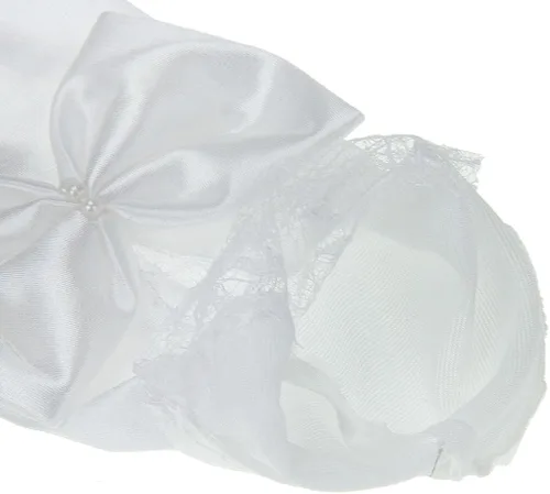 Vista 6 de De la Mujer Fingerless Stretch Satén Encaje para Novia guantes para Boda Fiesta Formal