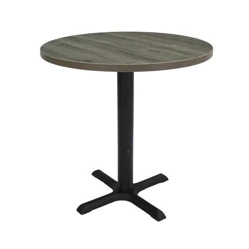 Vista 7 de Factory Direct Partners Mesa redonda tipo bistró de 30 pulgadas, mesa de comedor moderna, café, mesa de cóctel para espacios pequeños, parte Madera
