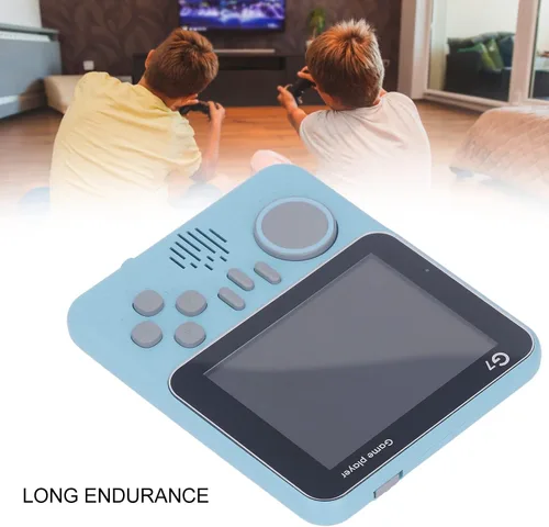 Vista 9 de Consola de juegos portátil G7 para niños y niños, pantalla portátil de 3.5 pulgadas incorporada 666 consola clásica de videojuegos retro para un