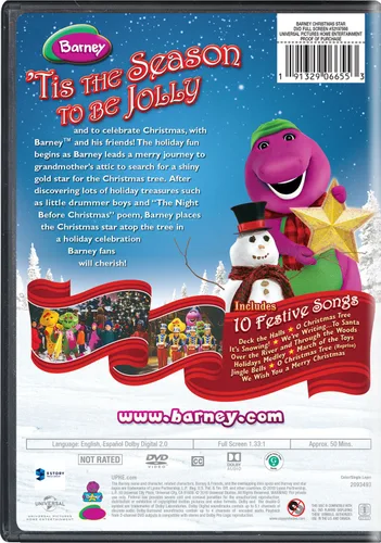 Vista 2 de Barney Christmas Star DVD