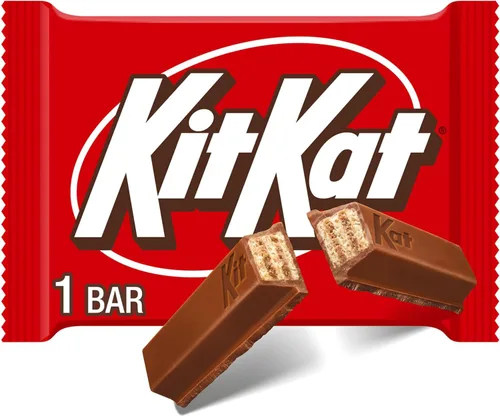 Vista 11 de KIT KAT Oblea de chocolate con leche tamaño King, barra de caramelo, 3 onzas