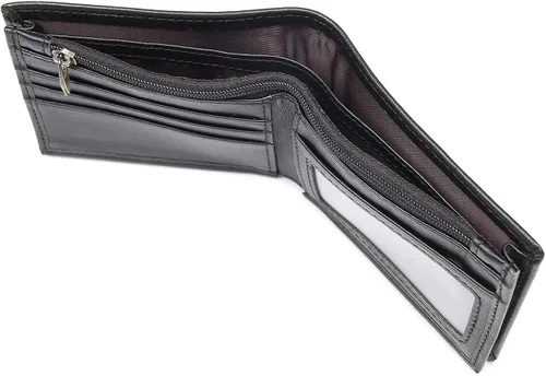 Vista 5 de Polare - Cartera plegable de cuero para hombre con bloqueo RFID Classic