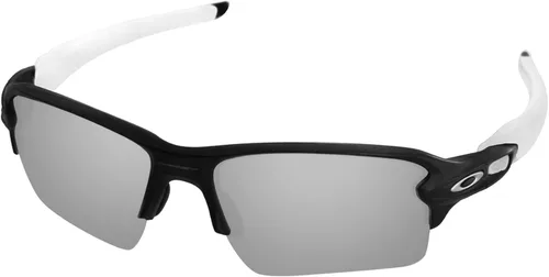 Vista 3 de LenzReborn Lentes polarizadas y lentes de repuesto para gafas de sol Oakley Flak 2.0 XL OO9188 - Negro oscuro+gris plateado+rojo fuego+azul hielo