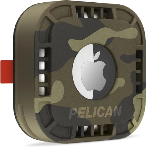 Vista 16 de Pelican Protector - Paquete de 4 soportes para Apple AirTag Funda Air Tag con adhesivo 3M Funda resistente a prueba de golpes para AirTag Stick