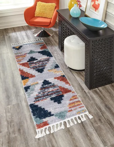Vista 9 de Unique Loom Cherokee Collection - Alfombra de área - Henderson (2' x 3' 1" Rectángulo, Arena/Marfil)