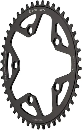 Vista 4 de Wolf Tooth Componentes Drop-Stop 110 BCD 36T Plato para carretera/CX/Grava