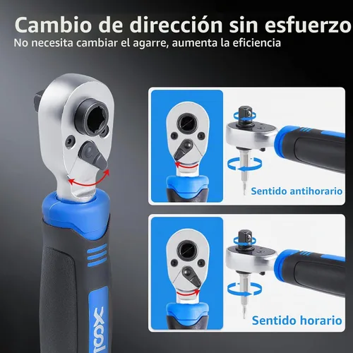Vista 6 de XOOL Juego de 78 destornilladores de trinquete, kit de herramientas de reparación de precisión multifuncional con 41 puntas, puntas de precisión
