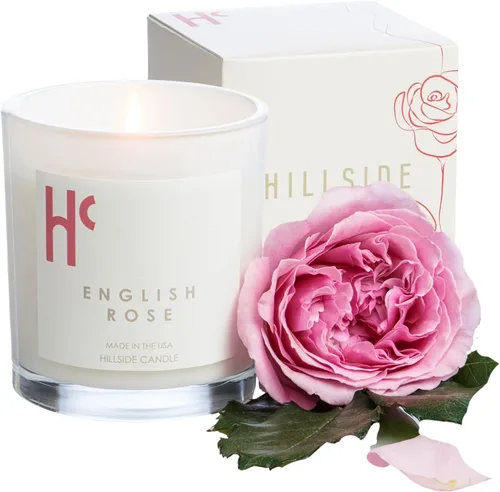 Vista 10 de Velas de soja cítricas de una sola mecha, velas perfumadas de lujo para el hogar, hasta 60 horas de tiempo de combustión, mezcla de cera de soja