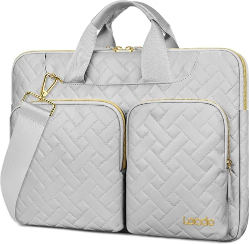 Vista 9 de Lacdo Bolsa de hombro protectora de 360° para MacBook Air M5 A3449 (2026), M4 A3240 2025, M3 A3113, M2 A2681, M1 A2337 A2179 A1932 MacBook Neo