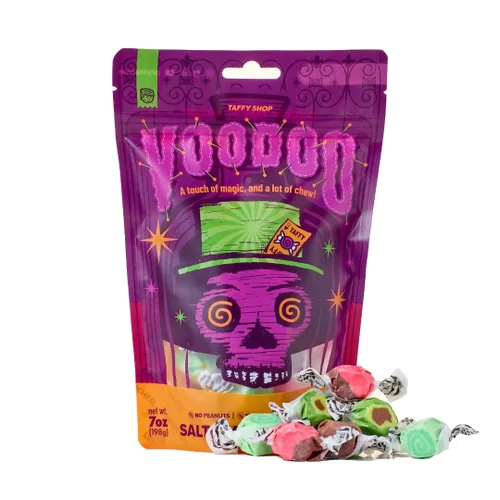 Vista 21 de Taffy Shop World's Best Taffy - Caramelos masticables suaves y gourmet, paquete variado, aperitivo dulce a granel, regalo fresco y sin gluten, 30