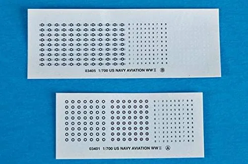 Vista 3 de Trumpeter 1/700 US Navy Aviation Set WWII Modelo Kit