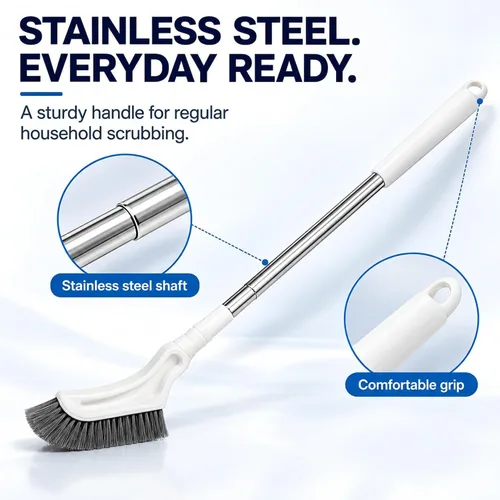 Vista 6 de 2PCS Upgrade Extendable Crevice Cleaning Brush,Scrub Brush with Long Handle