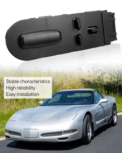 Vista 4 de Interruptor de asiento eléctrico para Chevrolet C5 Corvette LH/RH 1997-2004 Reemplazar 12135158 LH and RH Seat Adjustment Switch