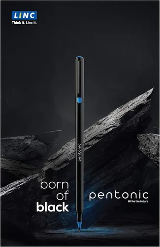 Vista 5 de LINC Pentonic Premium - Bolígrafo de punta redonda de 0.028 in, 12 bolígrafos (rojo)